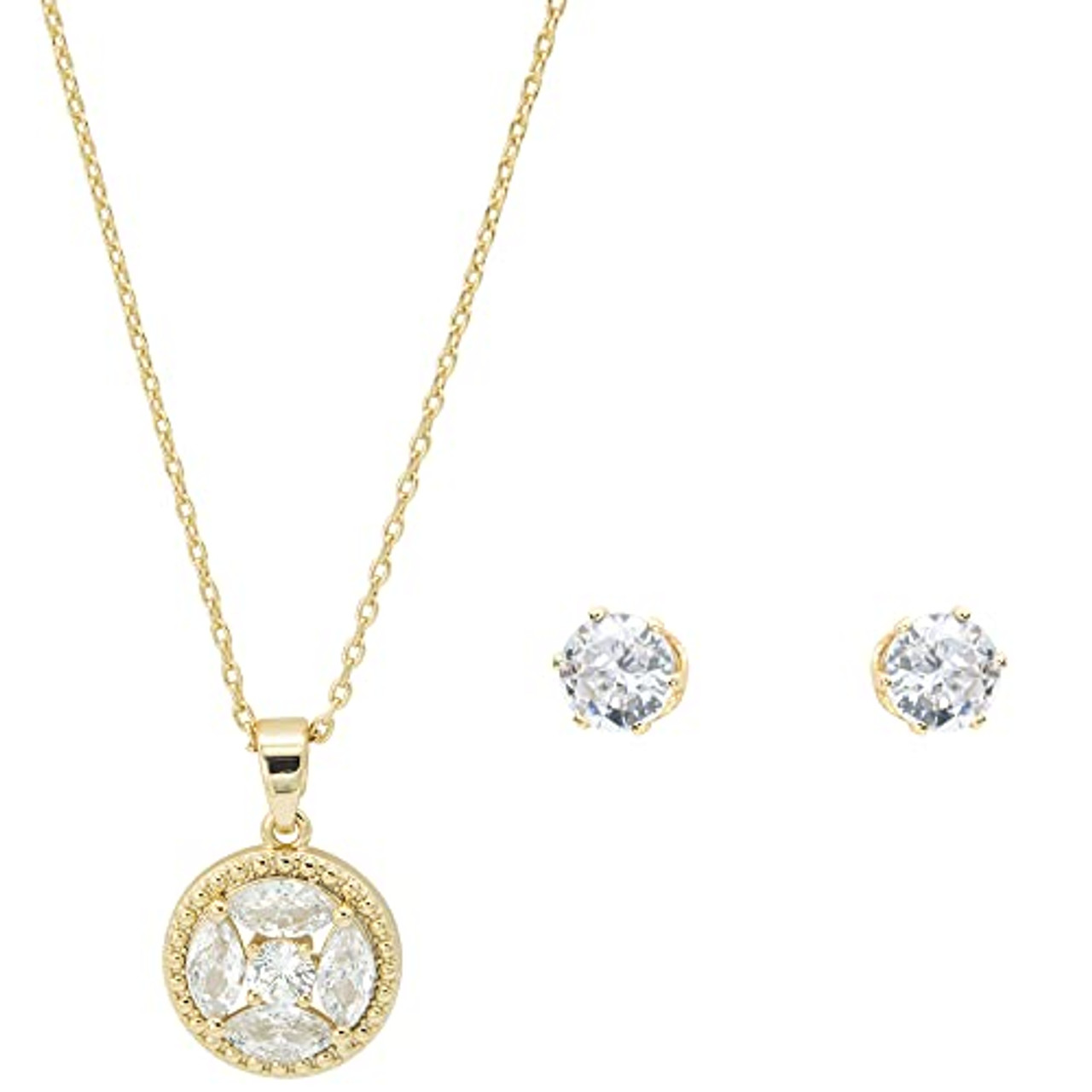 22k Plain Gold Necklace Set JG-1812-1820 – Jewelegance
